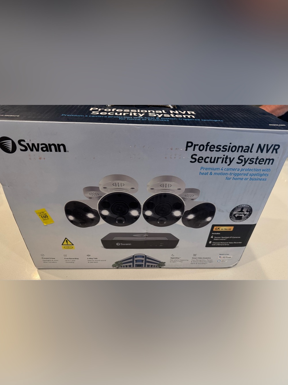 Swann Professional NVR Security System - Premium 4 cameras (8 channel) 2TB - NEW